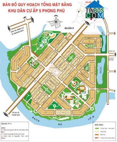 Bản đồ quy hoạch KDC Phong Phú 5