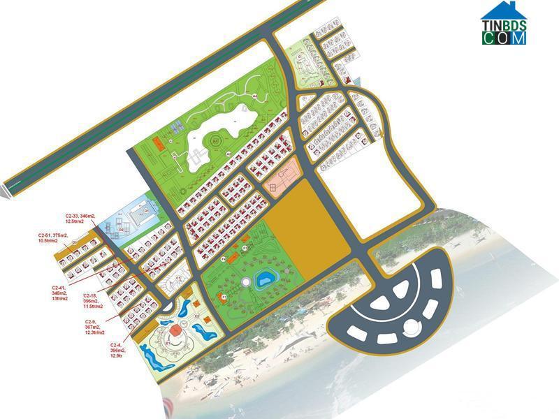 Bản đồ quy hoạch Khu biệt thự biển Thanh Bình