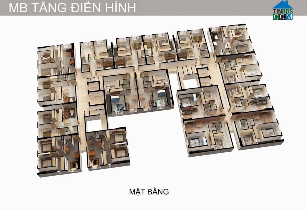  Thiết kế mặt bằng 3D căn hộ Chánh Hưng