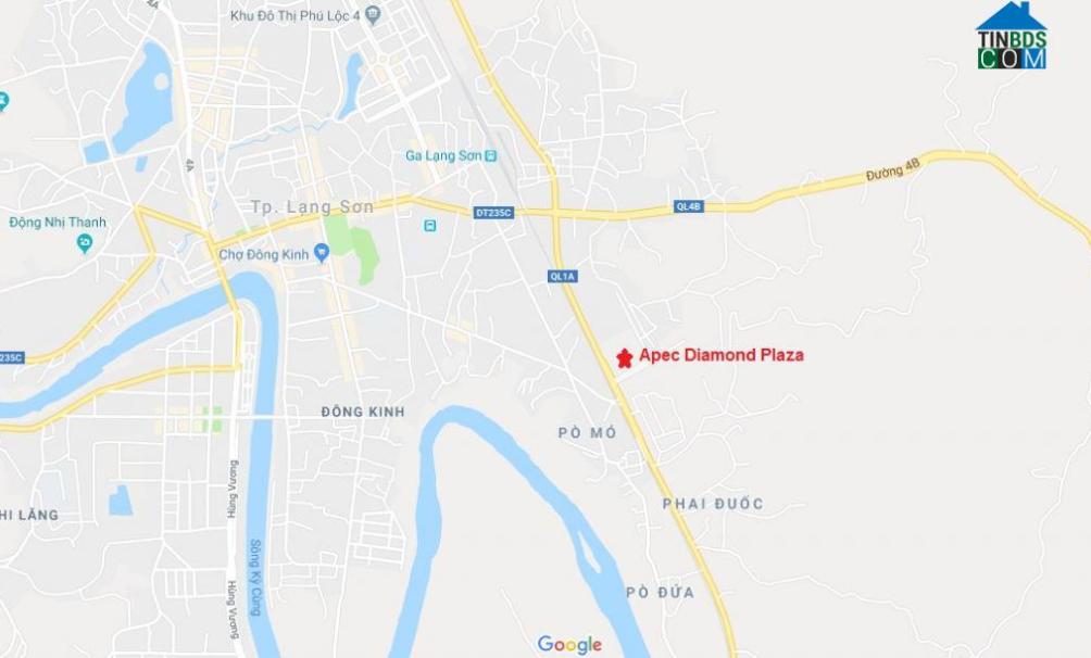 Vị trí dự án Apec Golden Palace Lạng Sơn