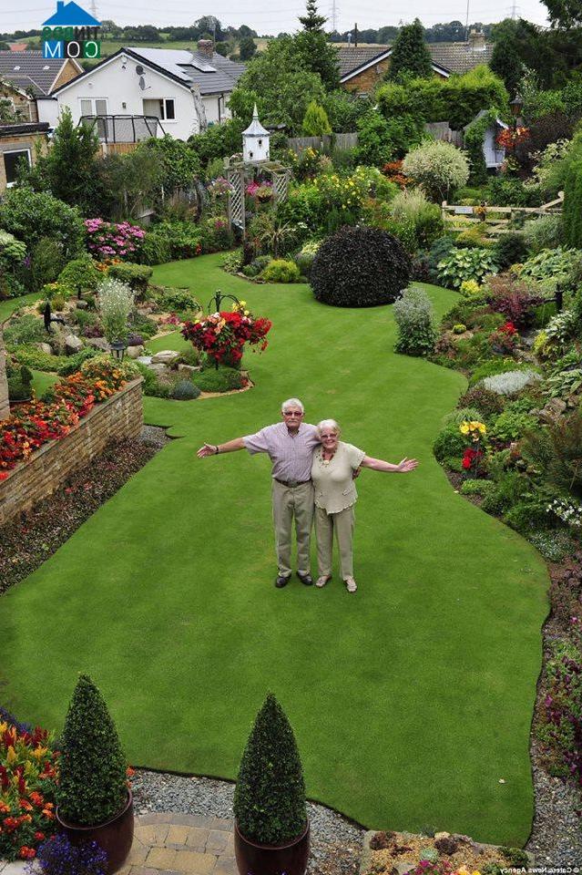 Ảnh Khu vườn đẹp như thiên đường của cặp vợ chồng già người Anh