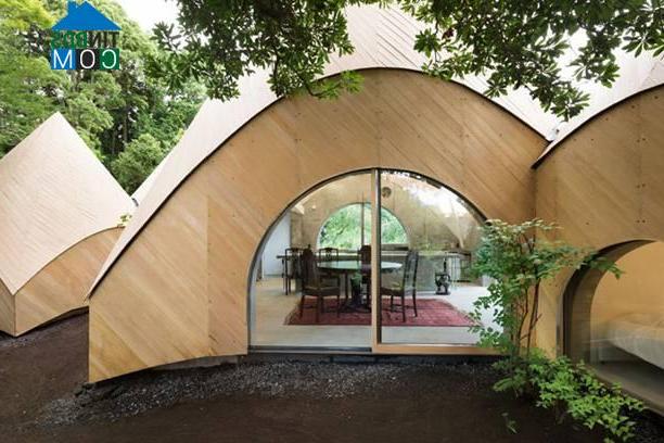 Ảnh Ngôi nhà vỏ dừa độc đáo của kiến trúc sư Nhật Bản