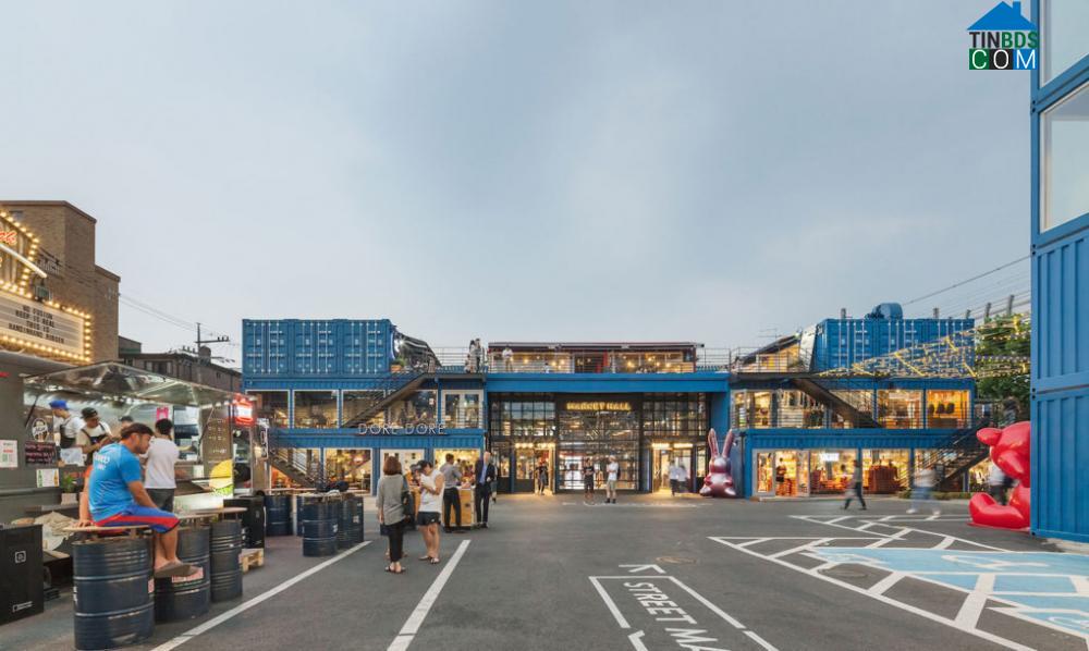 Ảnh Khám phá trung tâm mua sắm làm bằng container lớn nhất thế giới ở Seoul