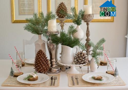 Ảnh Muôn vàn cách trang trí bàn ăn đón Giáng sinh
