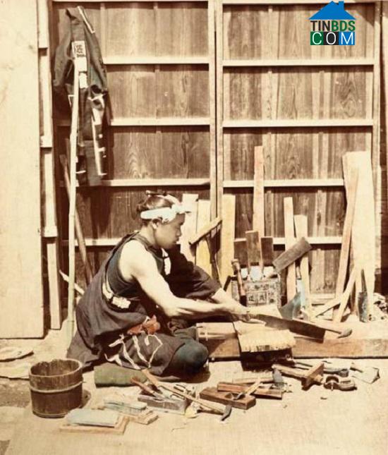 Ảnh Kỹ thuật làm nhà gỗ không cần dùng đến đinh của người Nhật