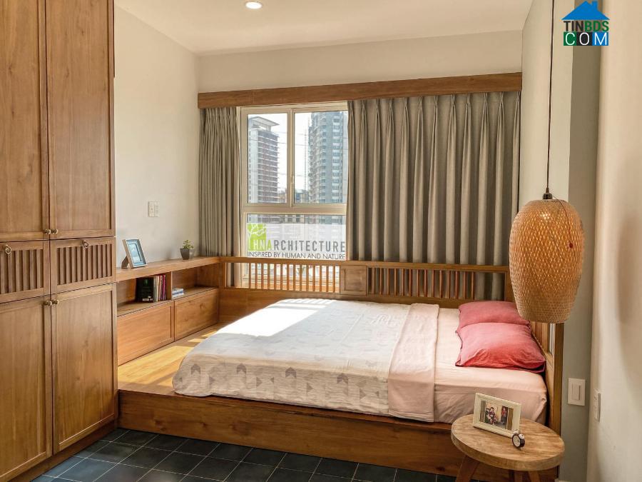 Phòng ngủ diện tích nhỏ, thiết kế đơn giản, không cầu kỳ nhưng có chất riêng.
