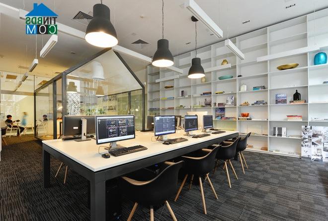 Ảnh Văn phòng nhỏ cá tính của công ty kiến trúc ở Hà Nội