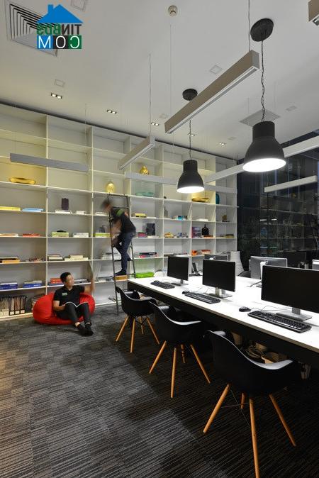 Ảnh Văn phòng nhỏ cá tính của công ty kiến trúc ở Hà Nội