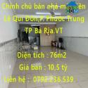 bán nhà mặt tiền Lê Quí Đôn, phường Phước Trung, TP Bà Rịa