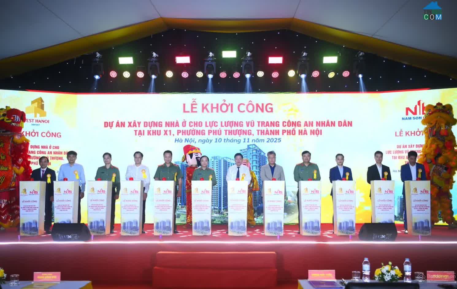 Ảnh Nhà ở cho lực lượng vũ trang Công an nhân dân tại khu X1 0