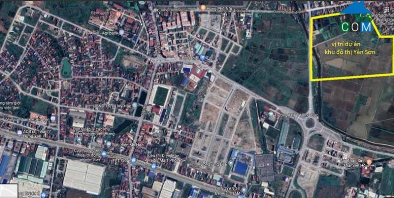 Vị trí dự án Khu đô thị Yên Sơn