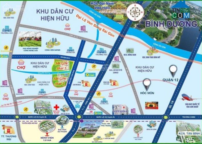 Vị trí dự án KDC Sài Gòn Star City