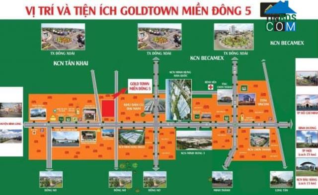 Vị trí dự án Gold Town Miền Đông 5