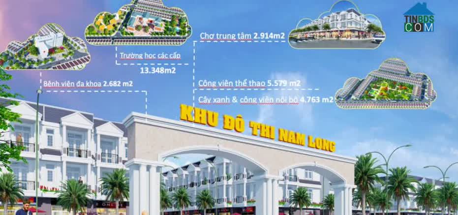 Vị trí dự án KDC Nam Long TAT