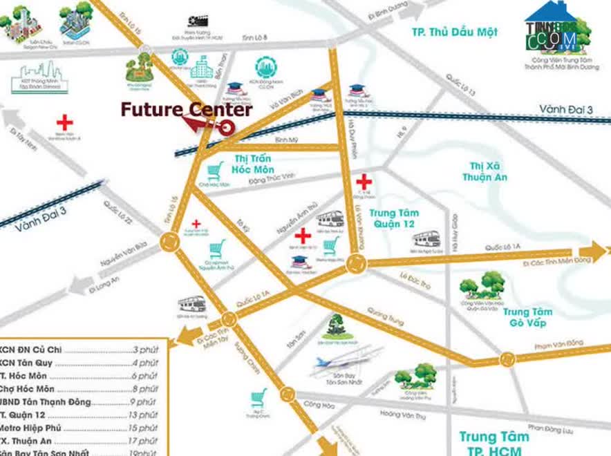 Vị trí dự án Future Center