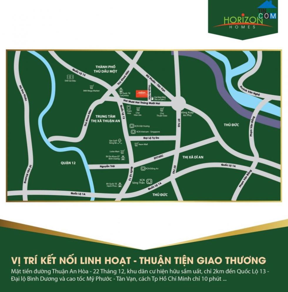 Vị trí dự án Horizon Homes