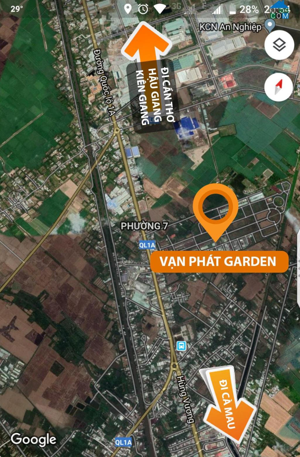 Vị trí dự án Vạn Phát Garden