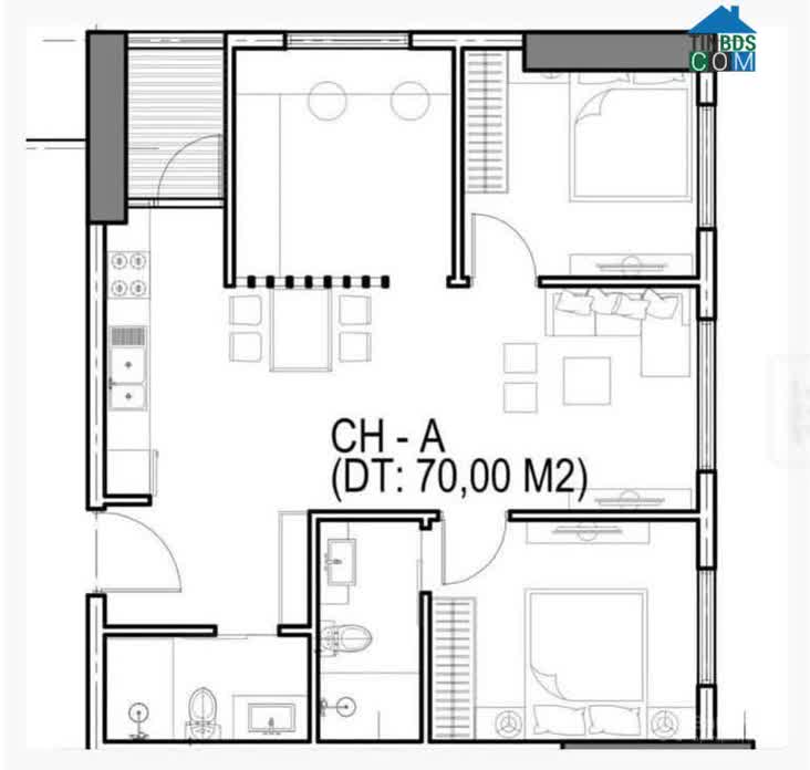 Ảnh Nhà ở xã hội cao tầng Vĩnh Hưng 1