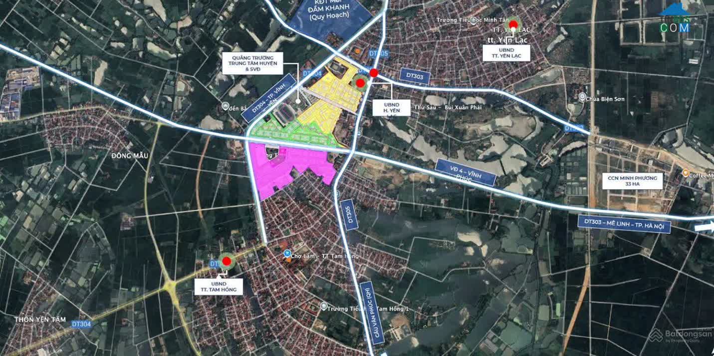 Ảnh Khu đô thị Yên Lạc - Dragon City 1