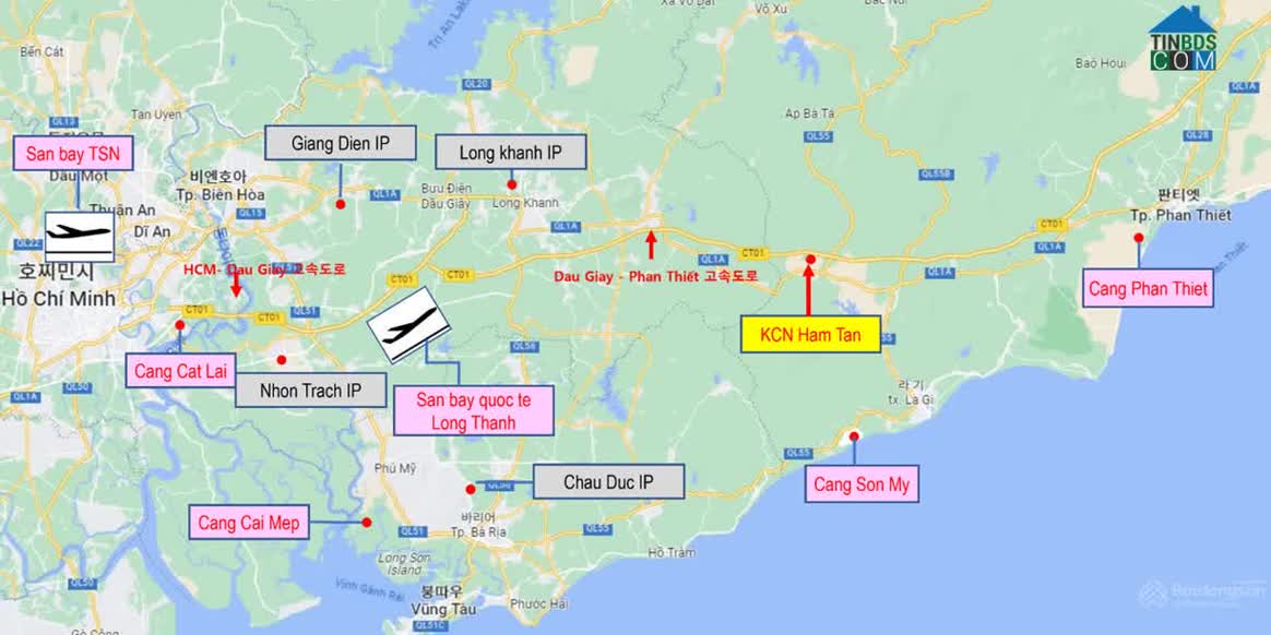 Ảnh Khu công nghiệp Hàm Tân 1