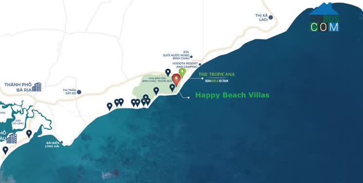 Ảnh Happy Beach Villas Novaworld Hồ Tràm 1