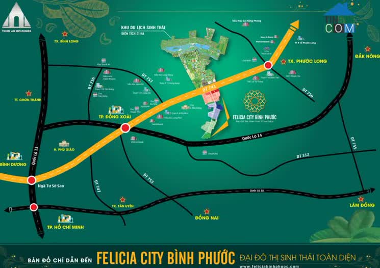 Ảnh Felicia City Bình Phước 1