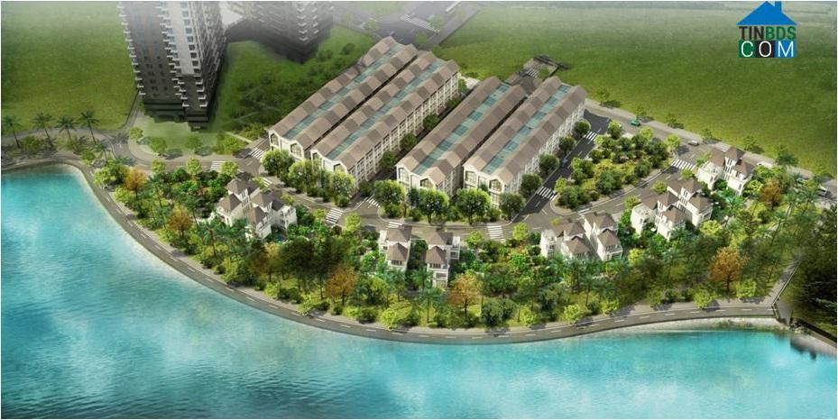 Khuôn viên xen kẽ các biệt thự tại TD Lakeside