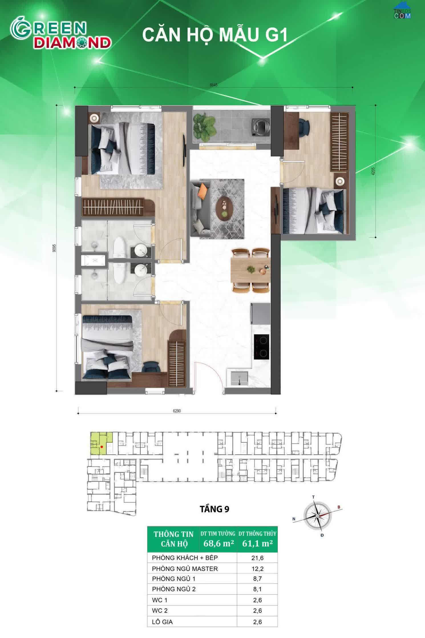 Ảnh Bcons Green Diamond 11