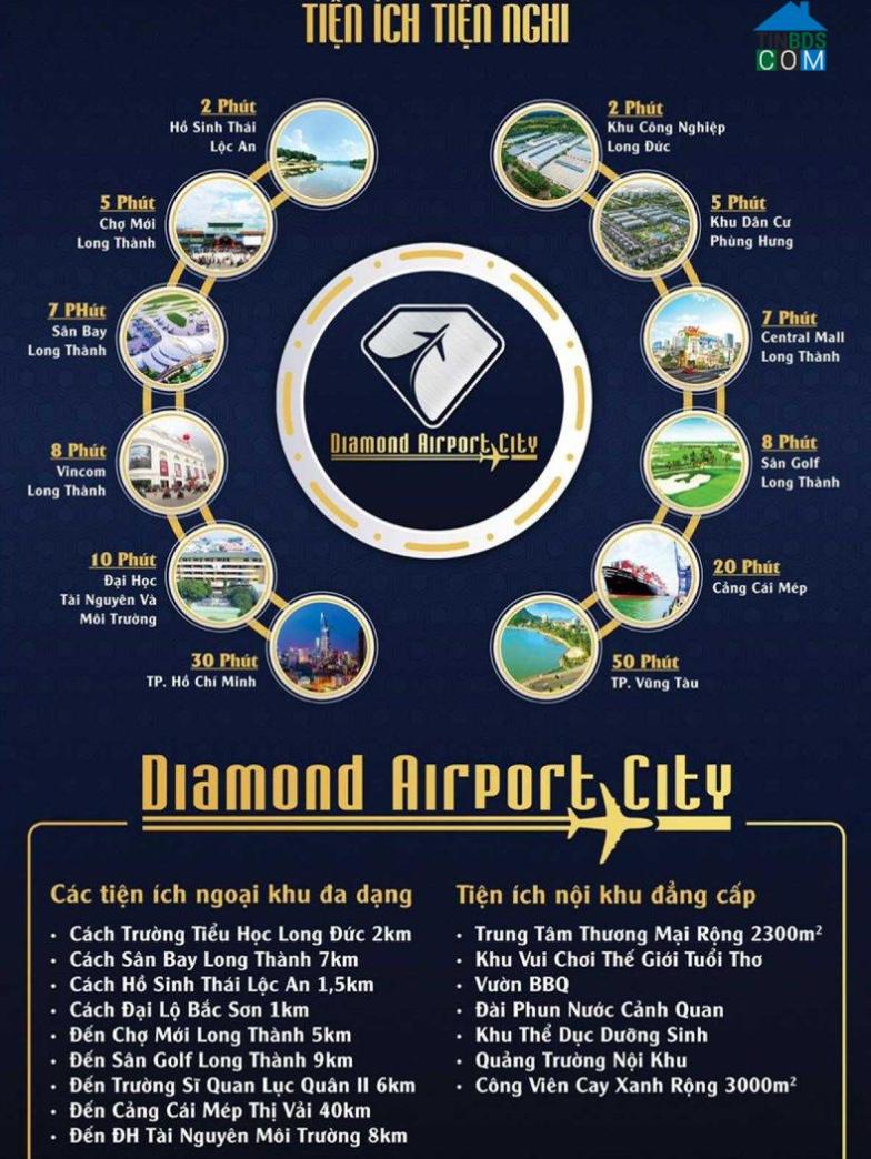 Kết nối tiện ích của dự án Diamond Airport City