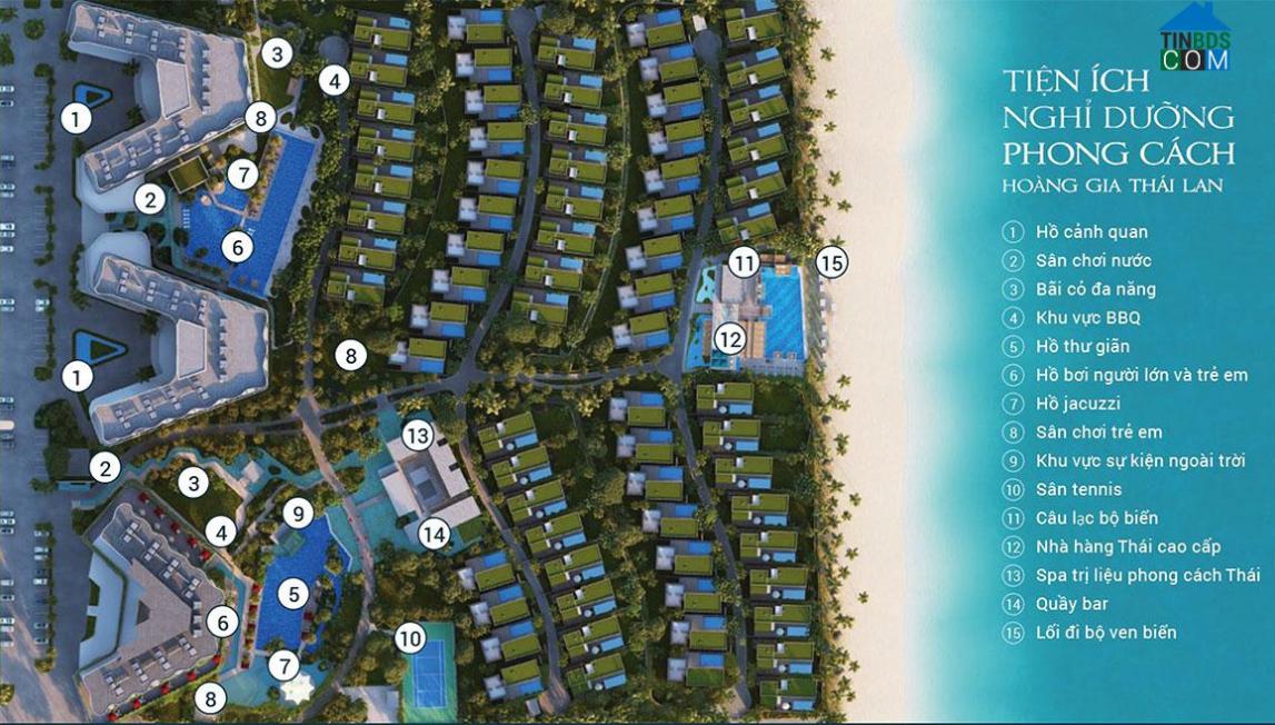Sơ đồ tiện ích của dự án Shantira Beach Resort & Spa Hội An