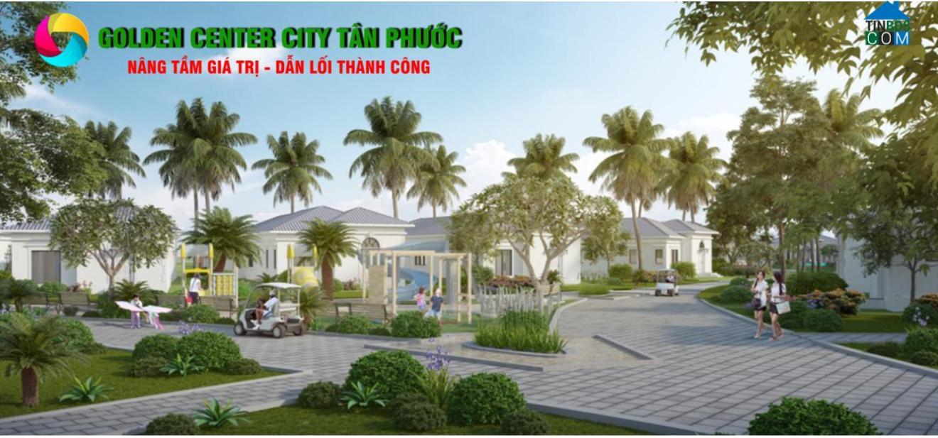 Cảnh quan nội khu dự án Golden Center City Tân Phước