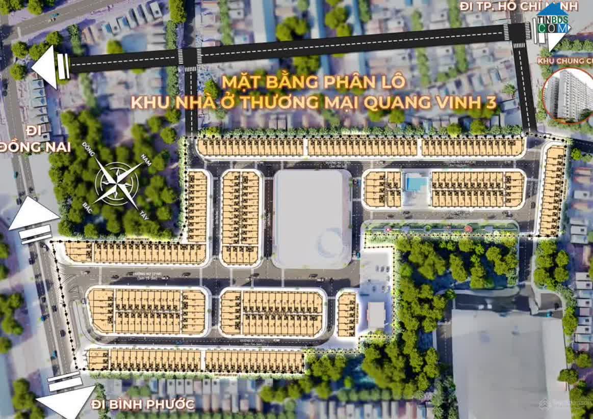 Ảnh Khu nhà phố thương mại Quang Vinh 3 2