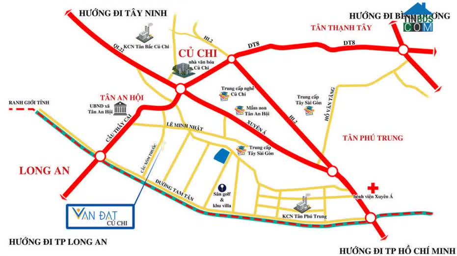 Ảnh Khu dân cư Vạn Đạt Củ Chi 2