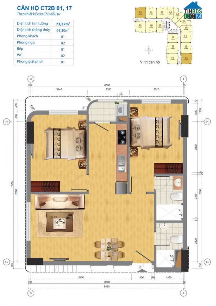 Ảnh dự án CT2B Nghĩa Đô 3