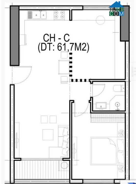 Ảnh Nhà ở xã hội cao tầng Vĩnh Hưng 3