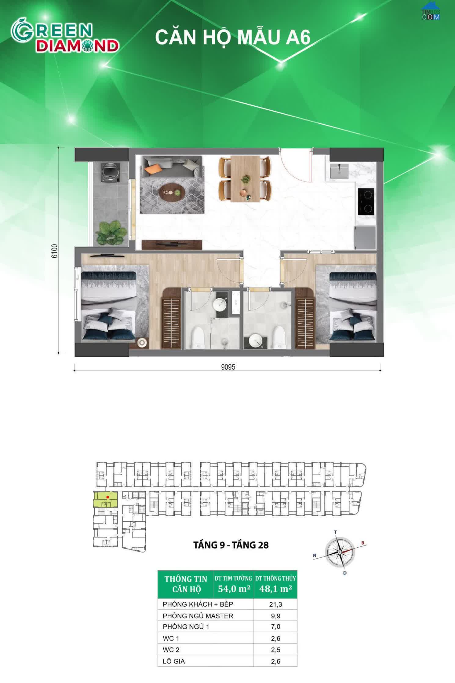 Ảnh Bcons Green Diamond 4