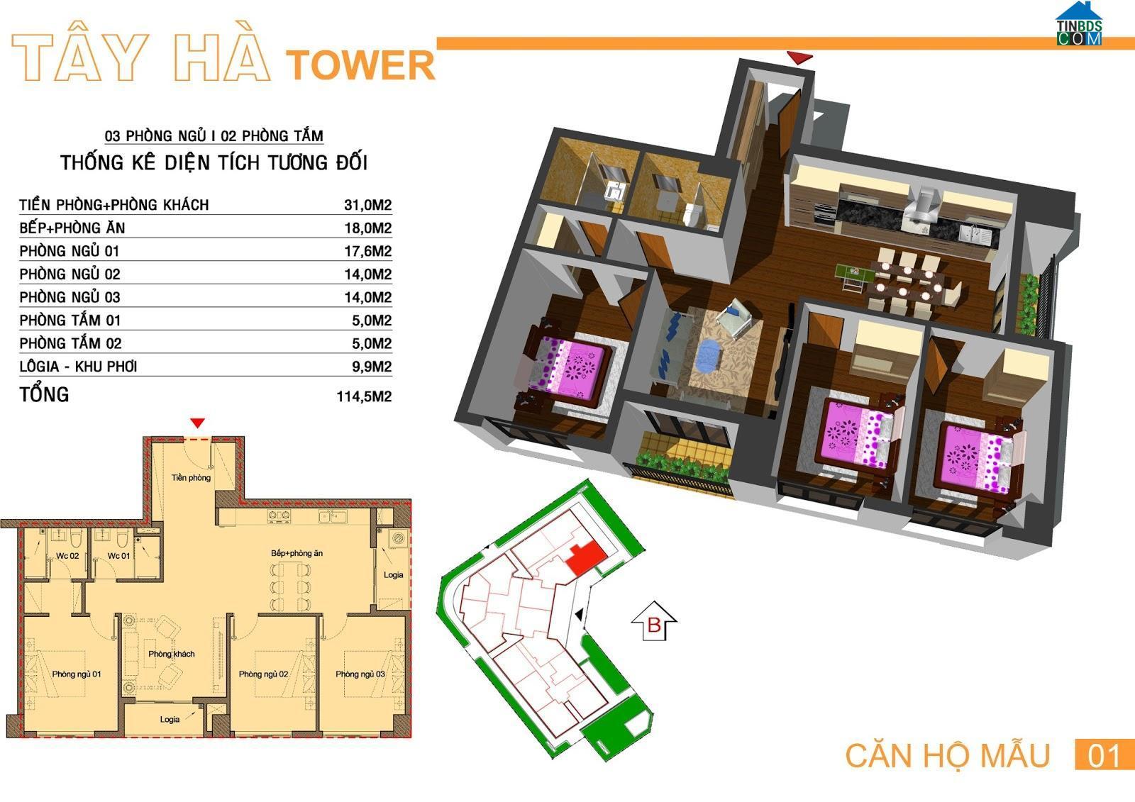 Ảnh dự án Tây Hà Tower 4