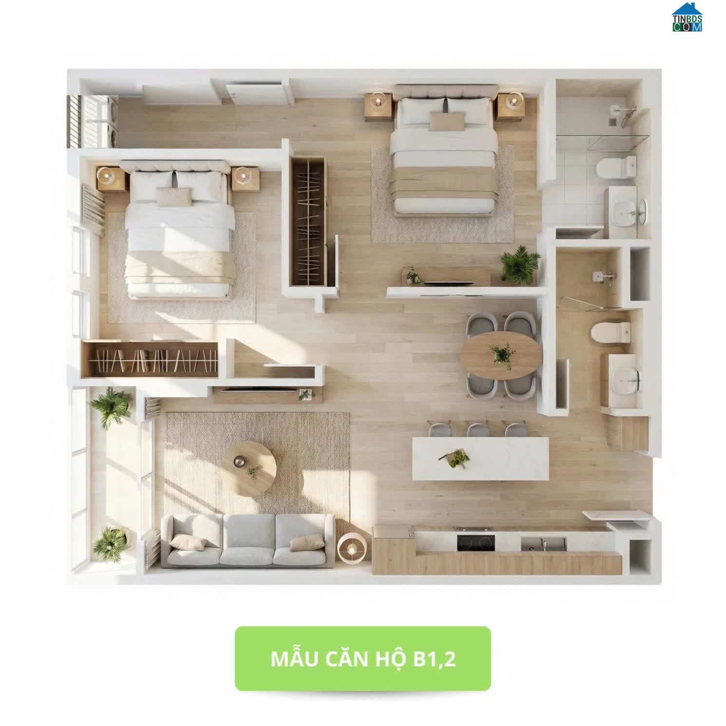 Ảnh Nhà ở xã hội Lộc Ninh 1 6