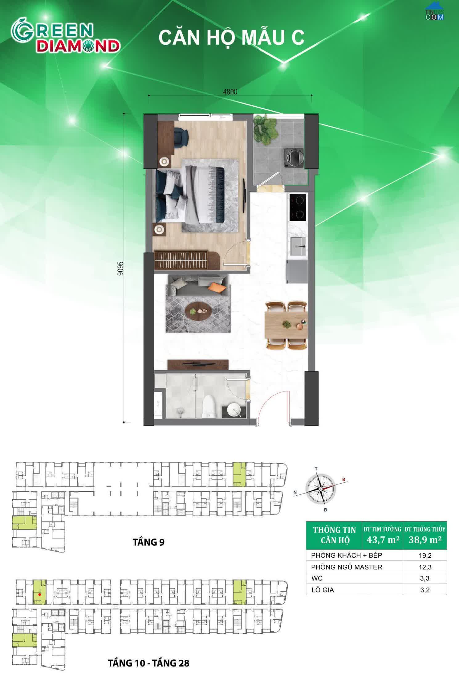 Ảnh Bcons Green Diamond 7