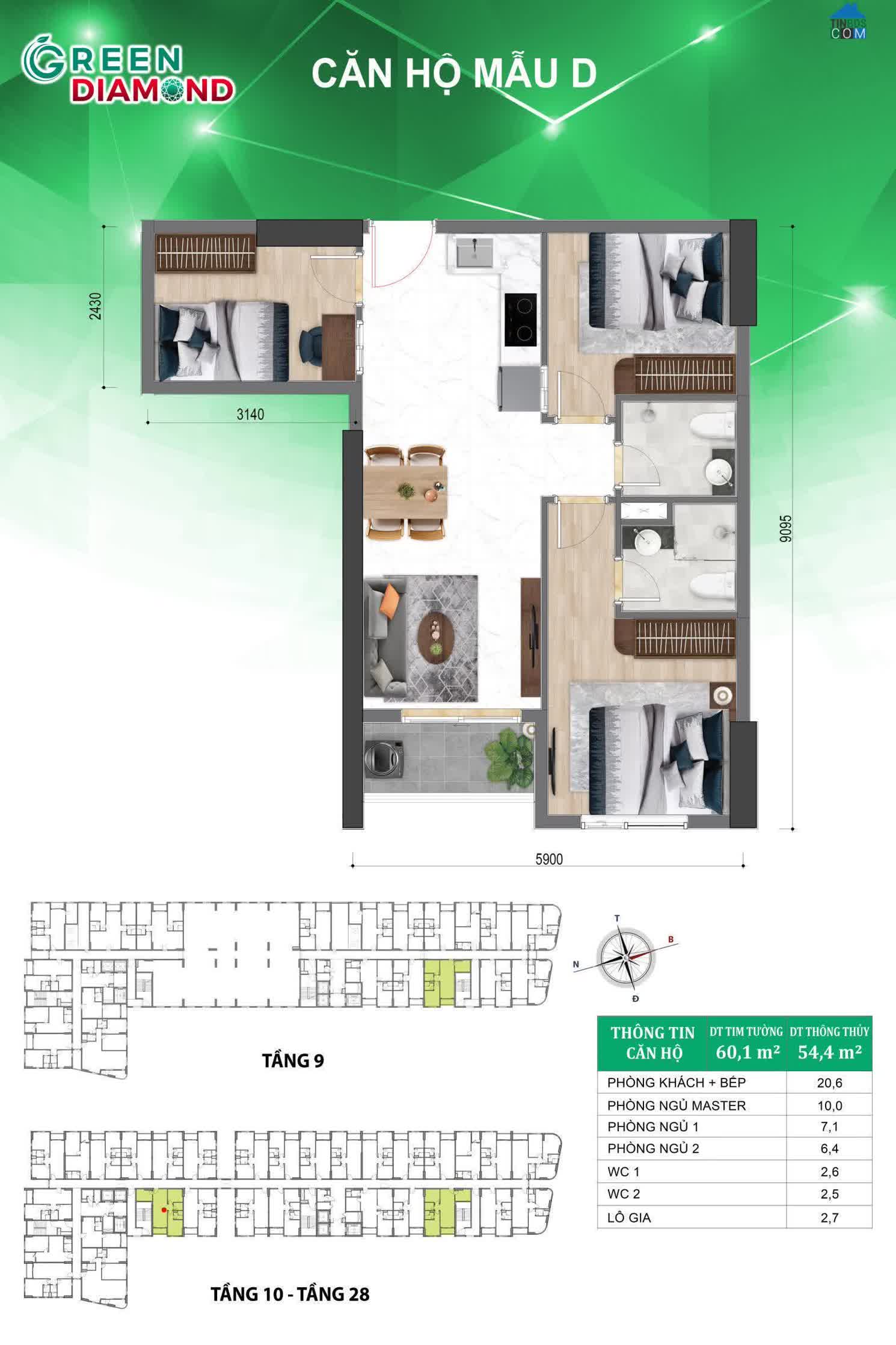 Ảnh Bcons Green Diamond 8