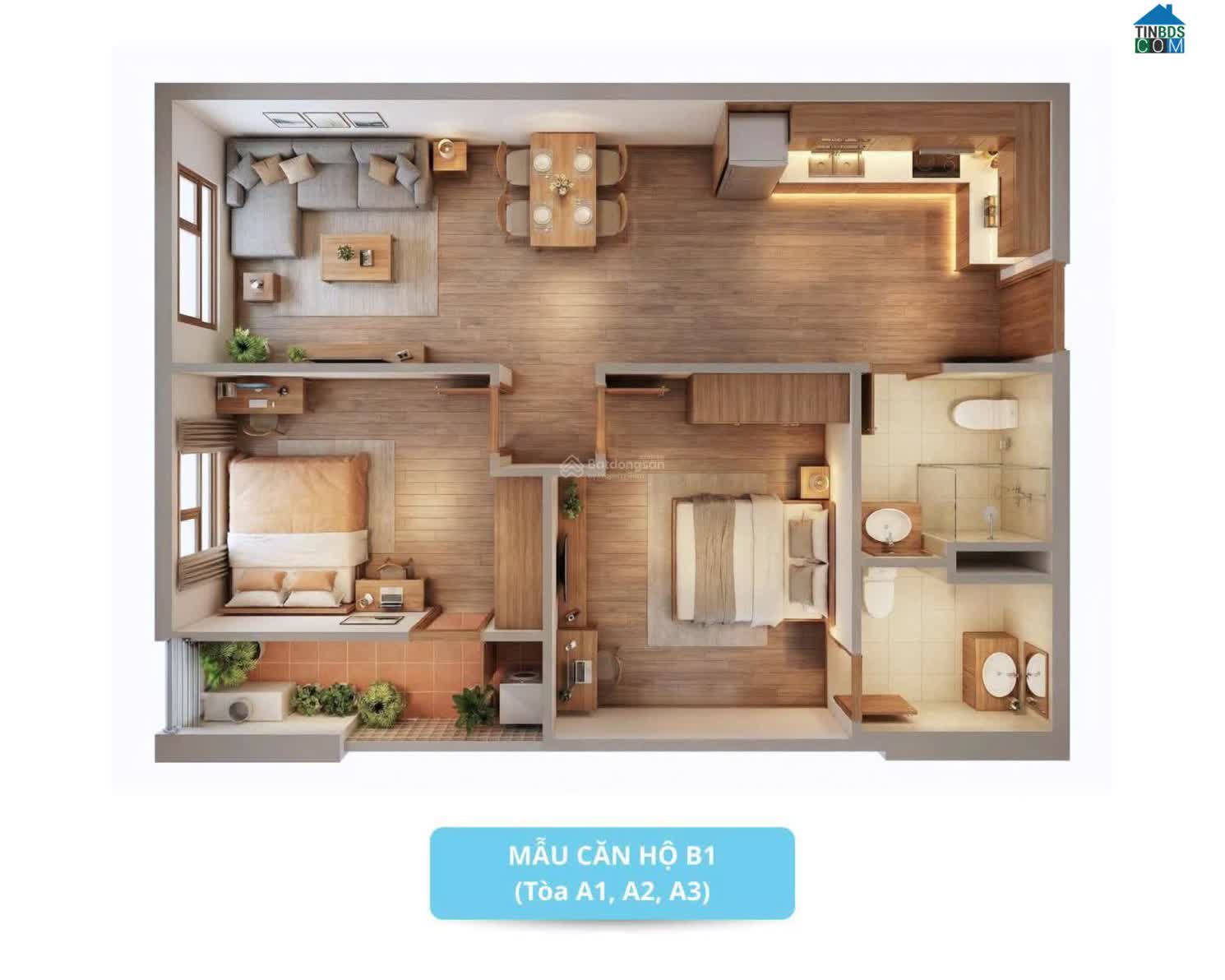 Ảnh Nhà ở xã hội Minh Đức 9