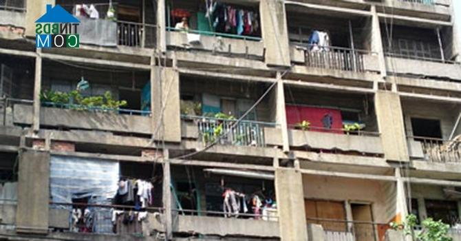 Ảnh Tiến độ xây mới các chung cư cũ tại Tp.HCM còn chậm