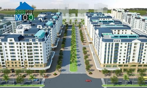 Phối cảnh dự án khu nhà ở giãn dân phố cổ giai đoạn 1 tại KĐT Việt Hưng