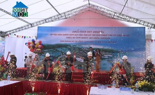 Dự án KĐT phía Đông hòn Cặp Bè vừa được khởi công tại Quảng Ninh (Ảnh: PV/Vietnam+)