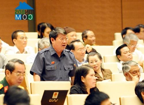 Đại biểu Lê Như Tiến phát biểu trước QH