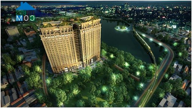 Toàn cảnh tòa tháp căn hộ D’.Le Pont D’or