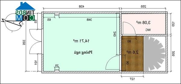 Ảnh Tư vấn cải tạo phòng cưới cho vợ chồng trẻ, DT 15m2 