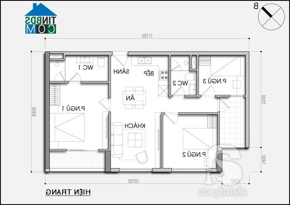 Ảnh Tư vấn bố trí nội thất cho căn hộ chung cư, DT 78 m2