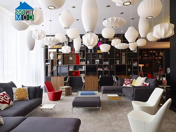 Ảnh Nội thất tuyệt đẹp của khách sạn citizenM- London