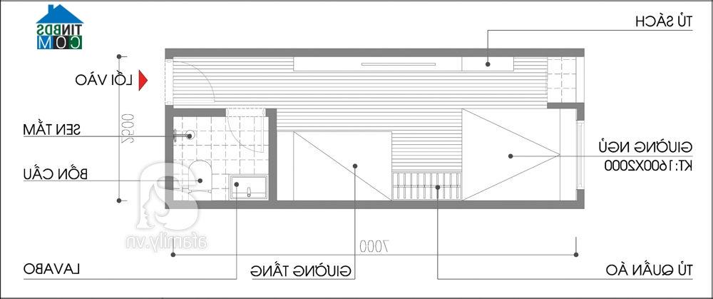 Bản vẽ mặt bằng tư vấn phương án 2